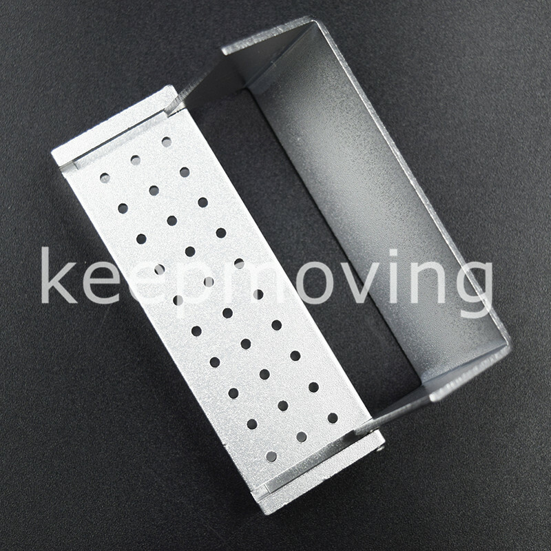 30 Holes Golden Dental Aluminium Autoclave Burs Holder Block High Speed Sliver