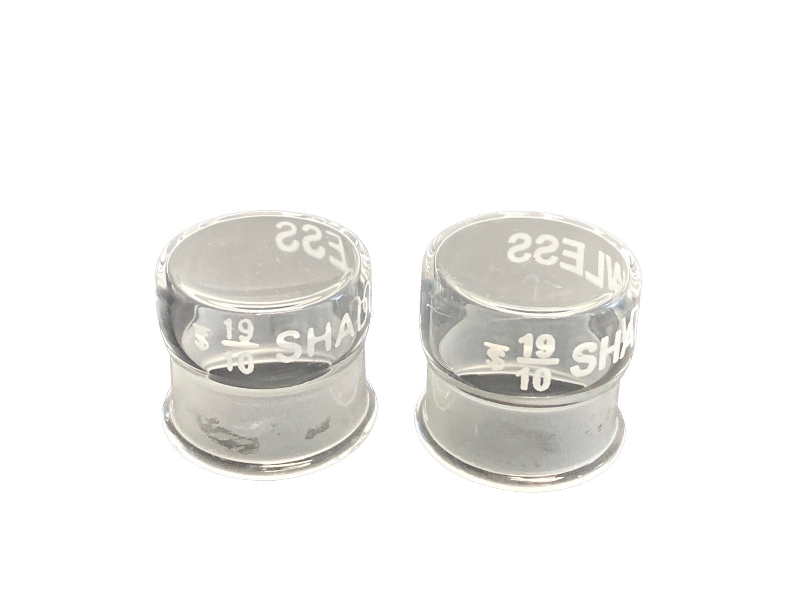 (2) KIMAX 19/10 Shadowless Nessler Tube Stopper for Color Comparison Tubes 15182
