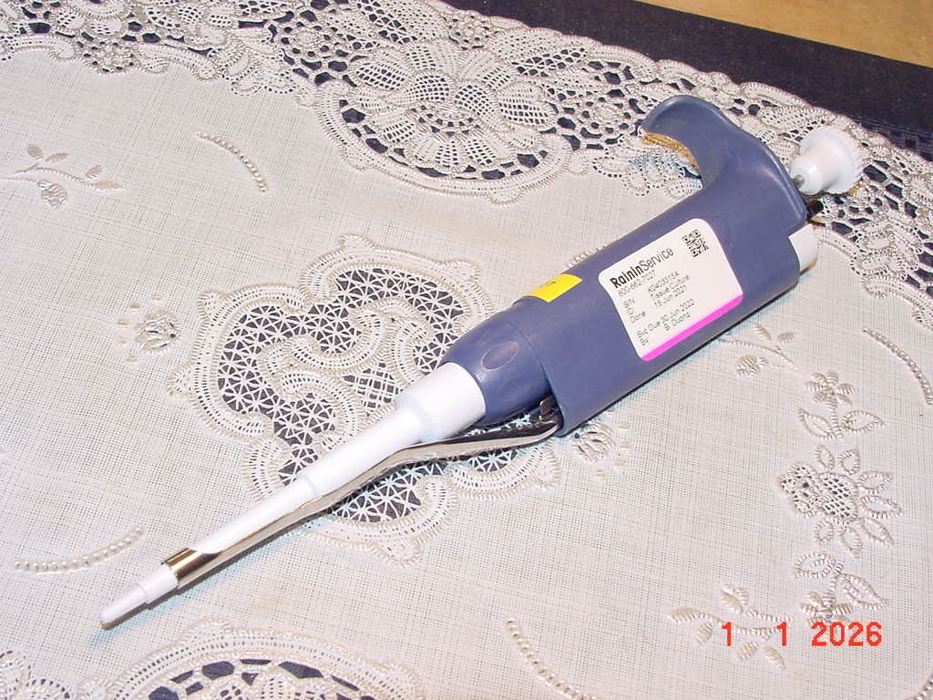 Rainin L2 Single-Channel Pipet-Lite Pipette LTS 0.1-2uL, Cal Date 15/June/2021