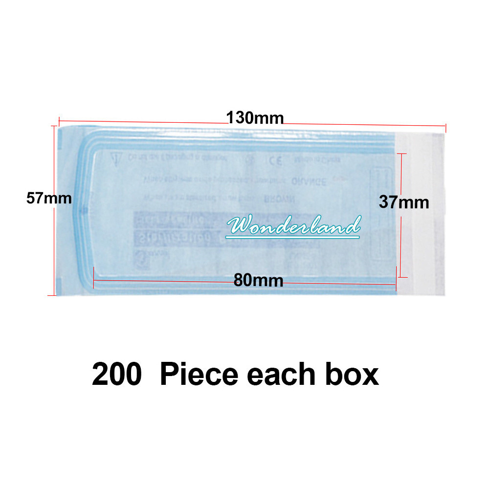 200*Self-sealing Sterilization Pouch Bags Dental Disposable Sterilizer Bag Pouch