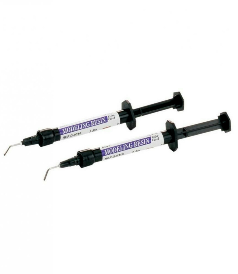 Bisco Modeling Resin Light Cured Low Viscosity Micro Filled (2 x 1.5g tubes)