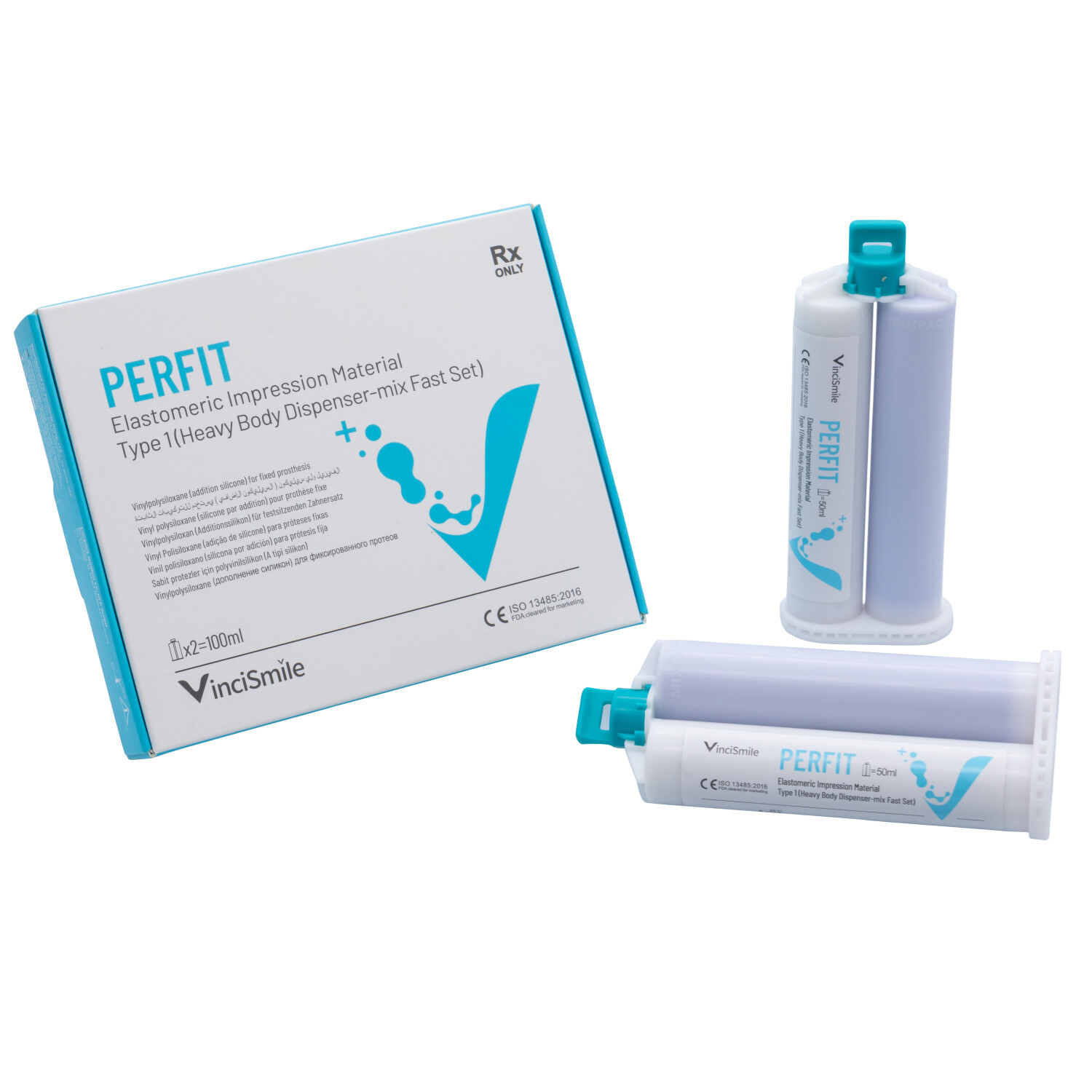 Dental VPS PVS Crown & Bridge Impression Material Heavy Body Auto Dispenser
