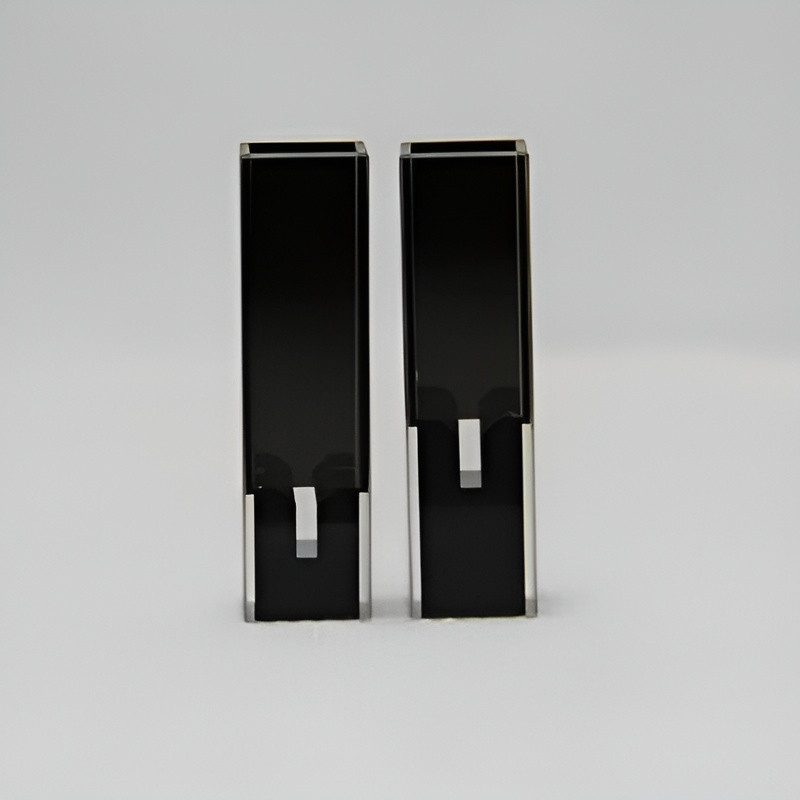 2pcs Ultra Micro Quartz Cuvette 10mm 200 uL Z=8.5mm 15mm With PTFE Lid