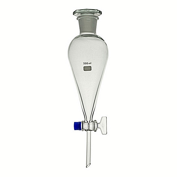 Separatory Funnel KIT Separating- PTFE Stopcock Funnel Holder-Metal Stand-125ml