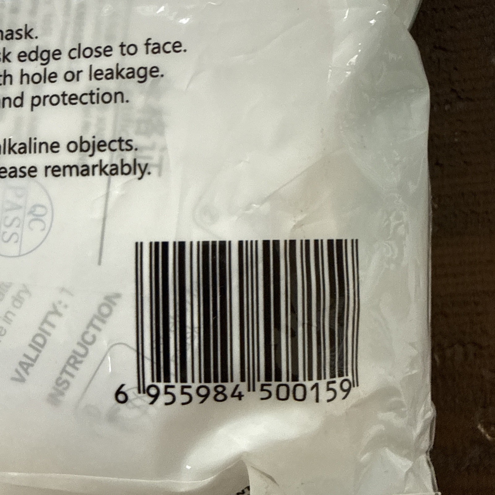 Powecom KN95 Protective 10 Piece White Ear Loop Face Mask Respirator GB2626
