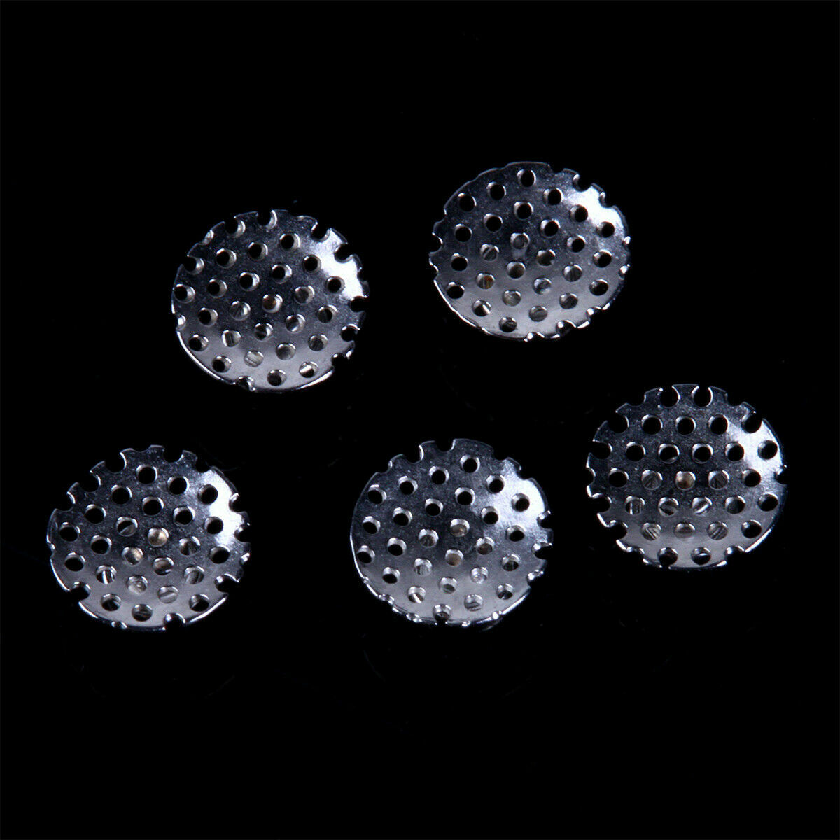 Bondable Dental Orthodontic Lingual Button Mesh Hole Base TOMY Type AZDENT