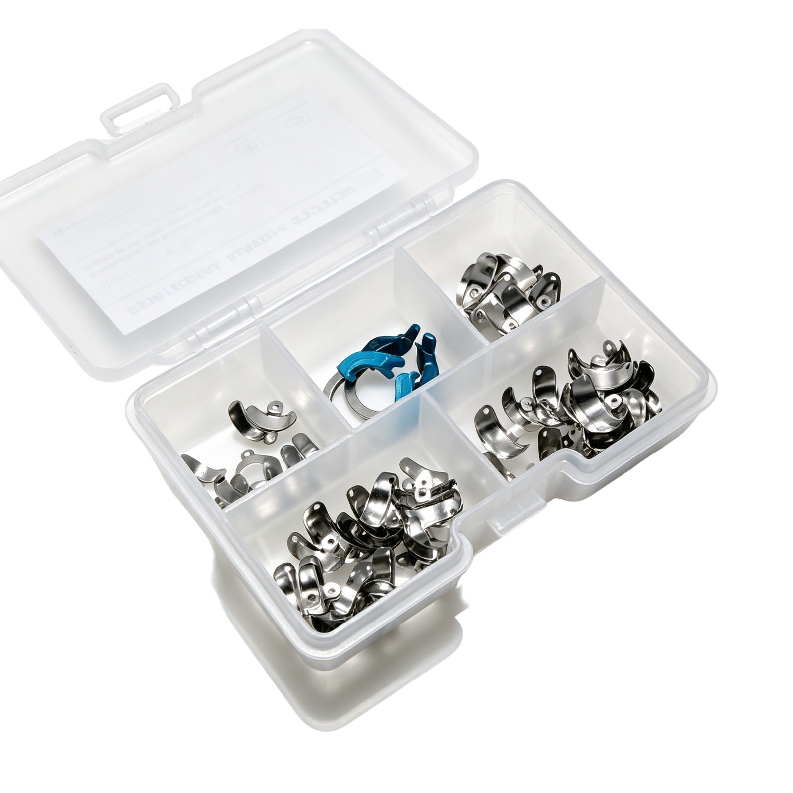 100PCS Dental C2 Matrix Bands Sectional Ring Clamp Fit Garrison Palodent V3 Set