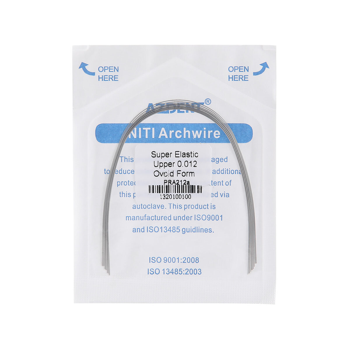 AZDENT Dental Ortho Brackets MBT Roth/Buccal Tubes 1st 2nd Molar/Niti Arch Wires