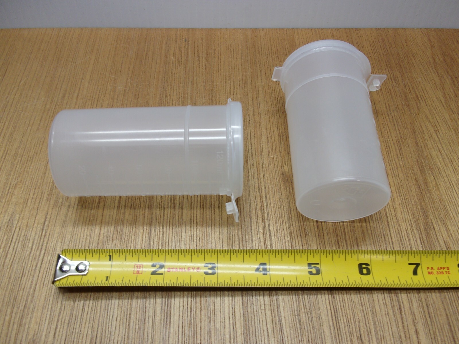 (Qty.12) Polypropylene Storage Bottles Snap Lock Screws Jewelry Parts Coins 4oz.