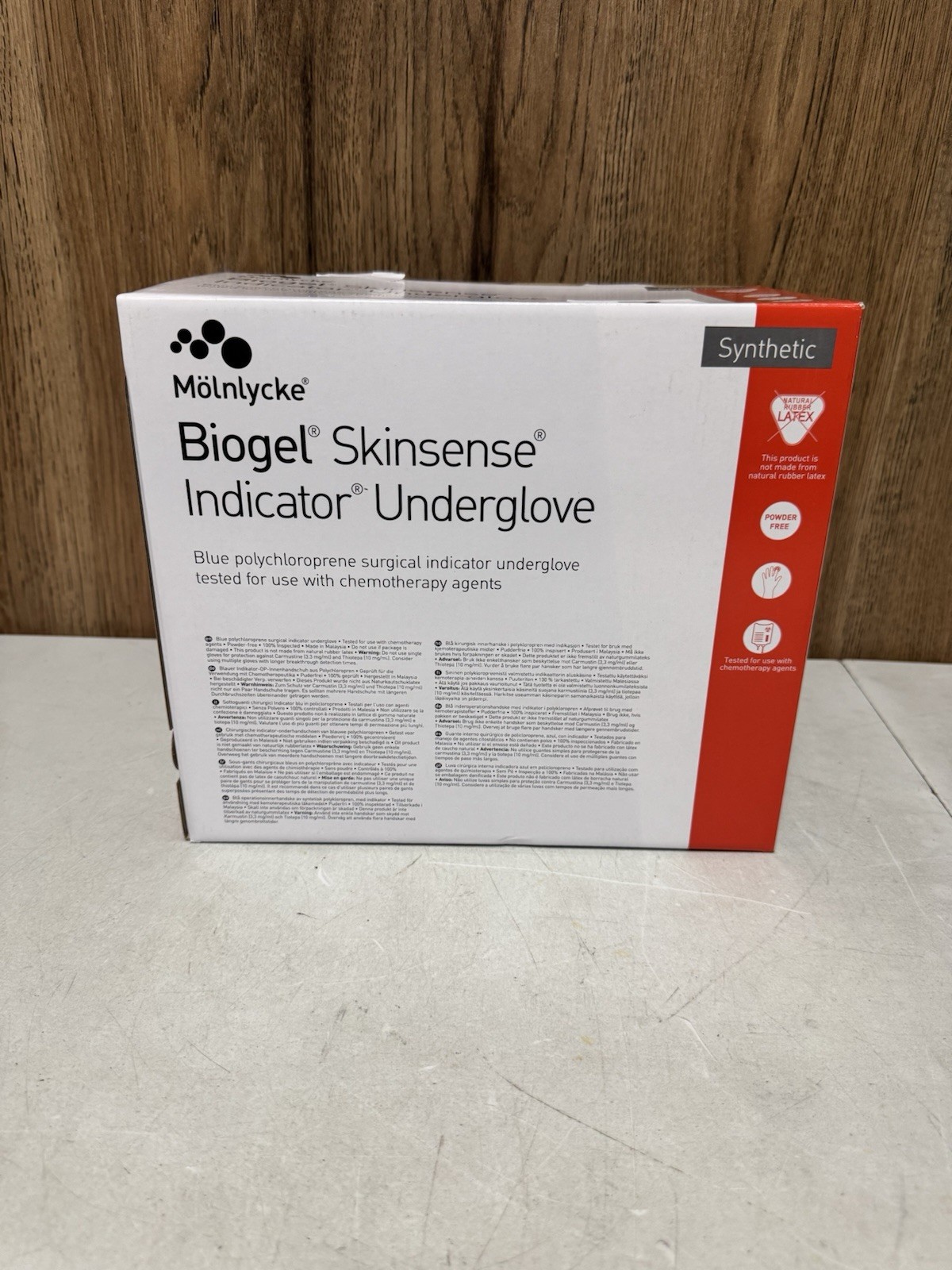 Molnlycke Biogel SkinSense Indicator Underglove Size 7 Synthetic x50 Gloves