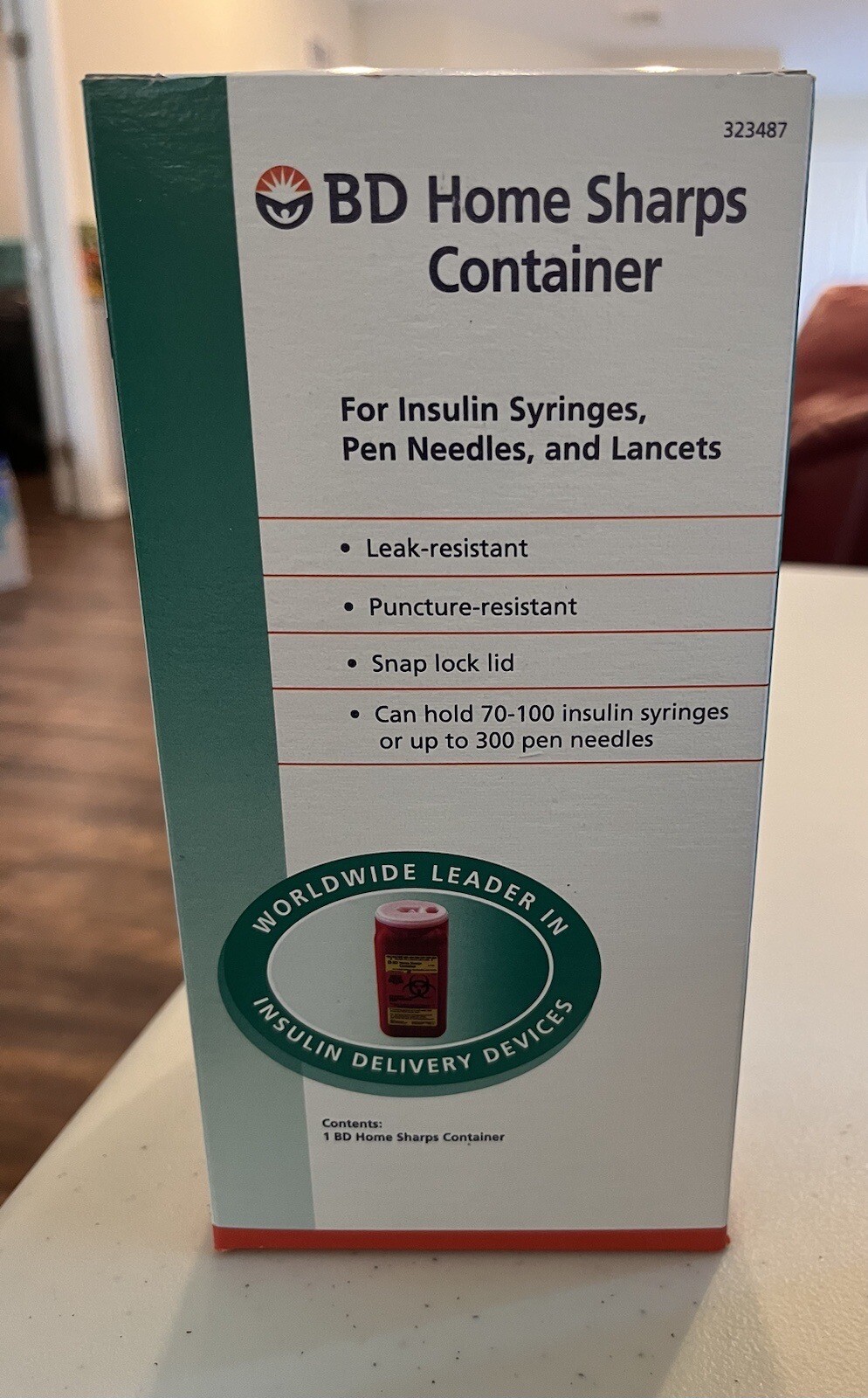 1 Quart Sharps Container Biohazard Needle Disposal Tattoo