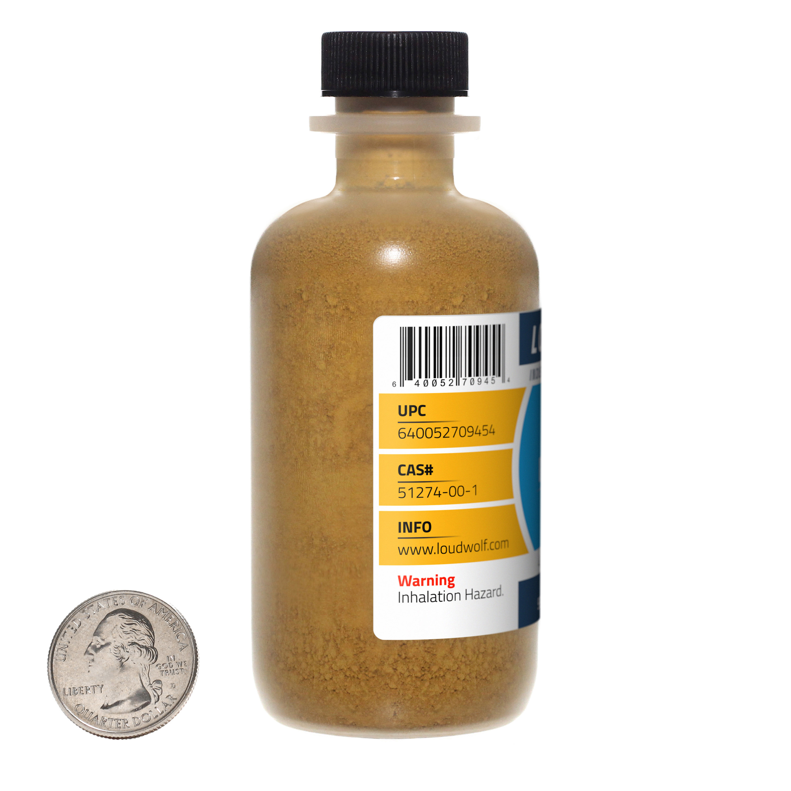Iron Oxide Yellow / 4 Ounce Bottle / 99% Pure Reagent Grade / 44 Micron Powder