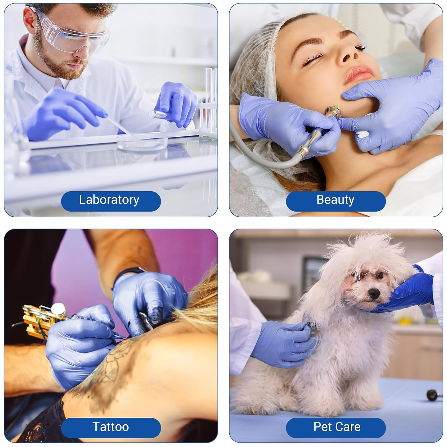 200 Count Nitrile Exam Gloves Small, Cooking, 3.5 Mil