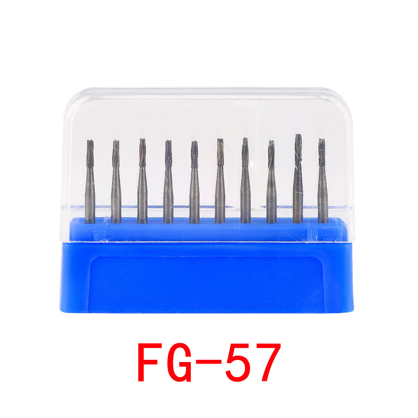 10Pcs/Box Dental Carbide Burs FG Round Clinic Drills for High Speed Handpiece