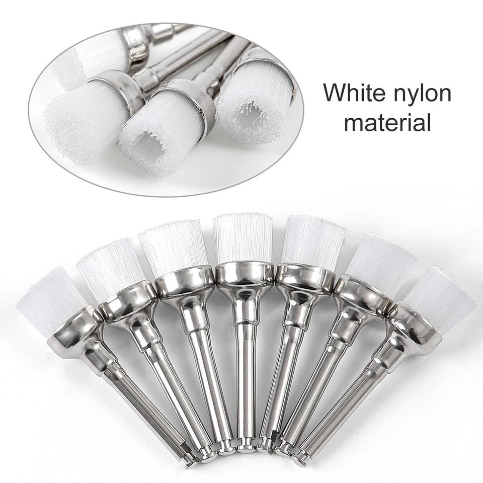 Dental Brush Bristles Latch Flat Polishing Polisher Prophy Promotion Brush Nylon
