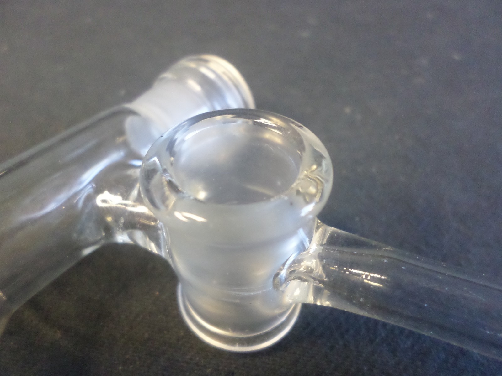 Sigma Aldrich Glass Solvent Storage Flask w/ Sidearm 25mL 14/20 Rodaviss Schlenk