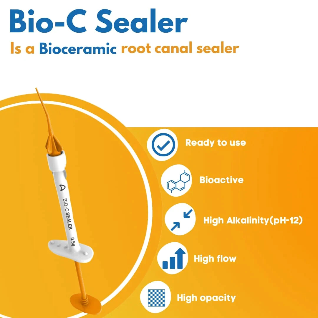 Angelus Dental BIO C SEALER 0.5g Syringe Bioceramic RCT Selaer