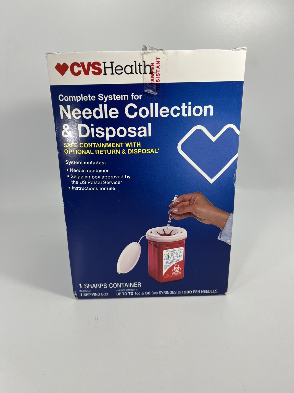 CVS Health Complete System For Needle Collection & Disposal