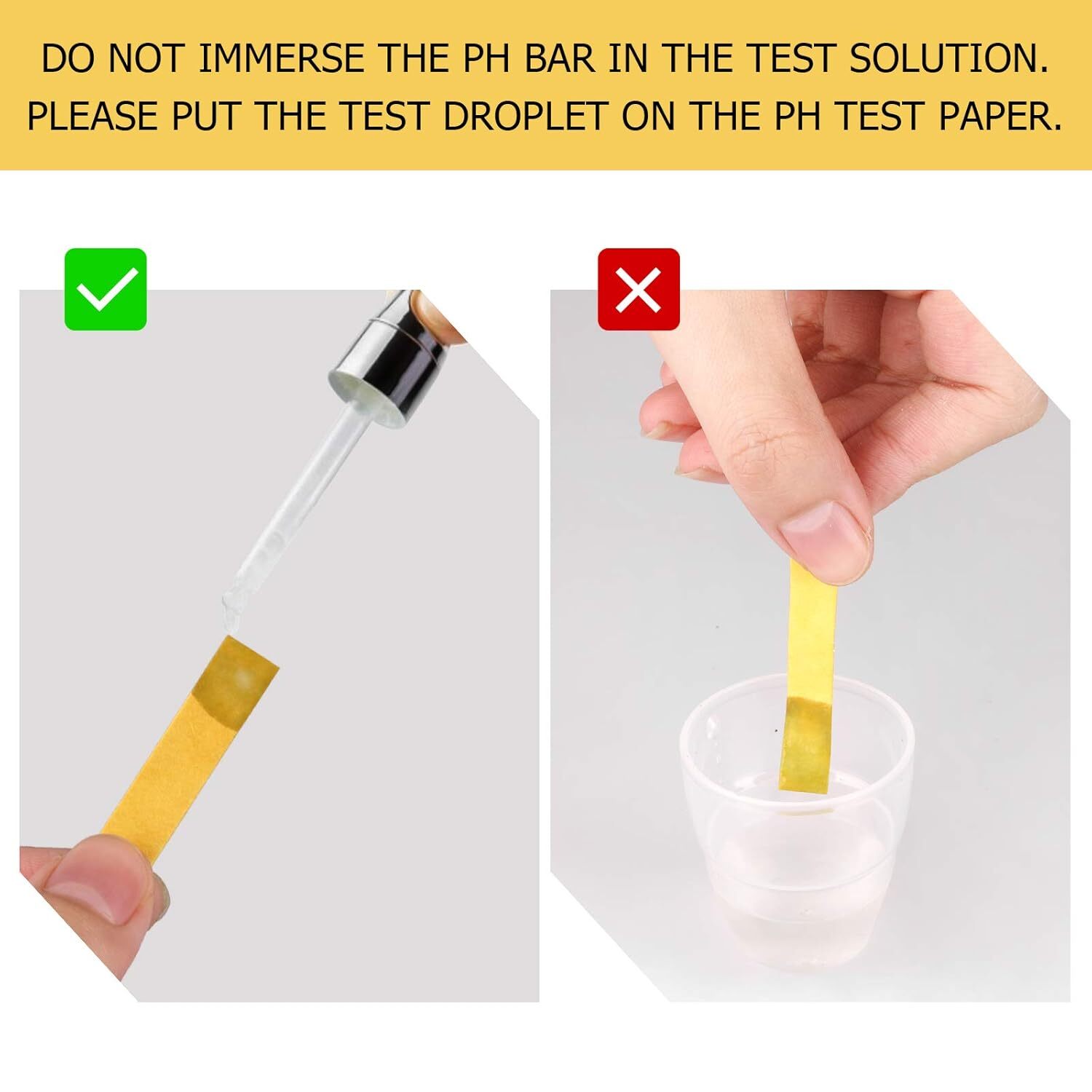 400PCS pH Indicator Test Strips 1-14 Laboratory Paper Litmus Tester Urine Saliva