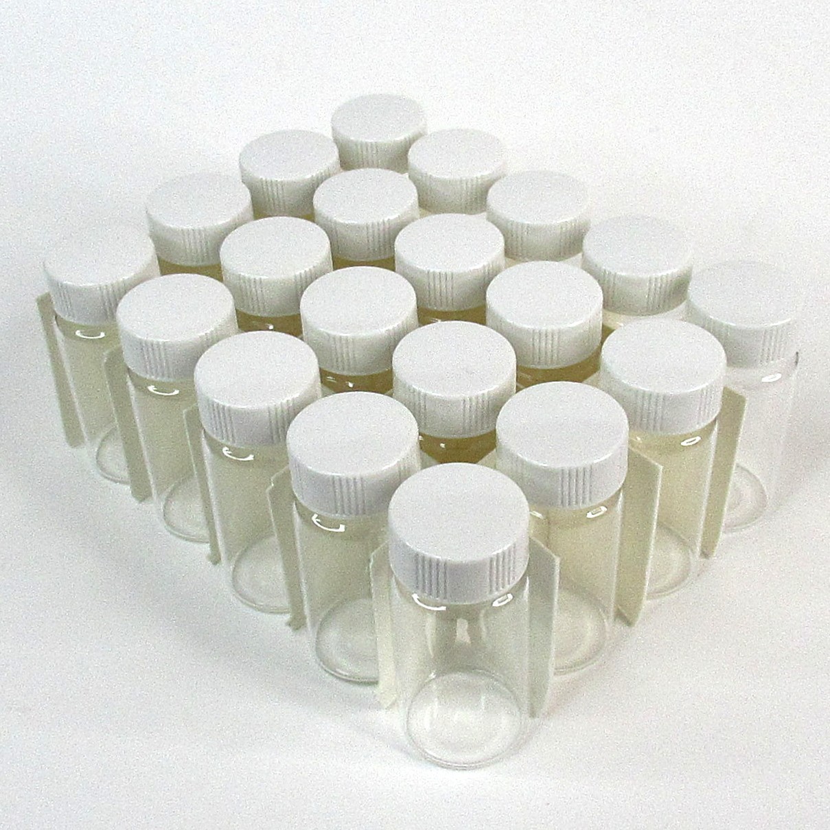 20x 20mL Borosilicate Glass Vials Screw Cap – Lab, Kitchen, Crafts, Supplements