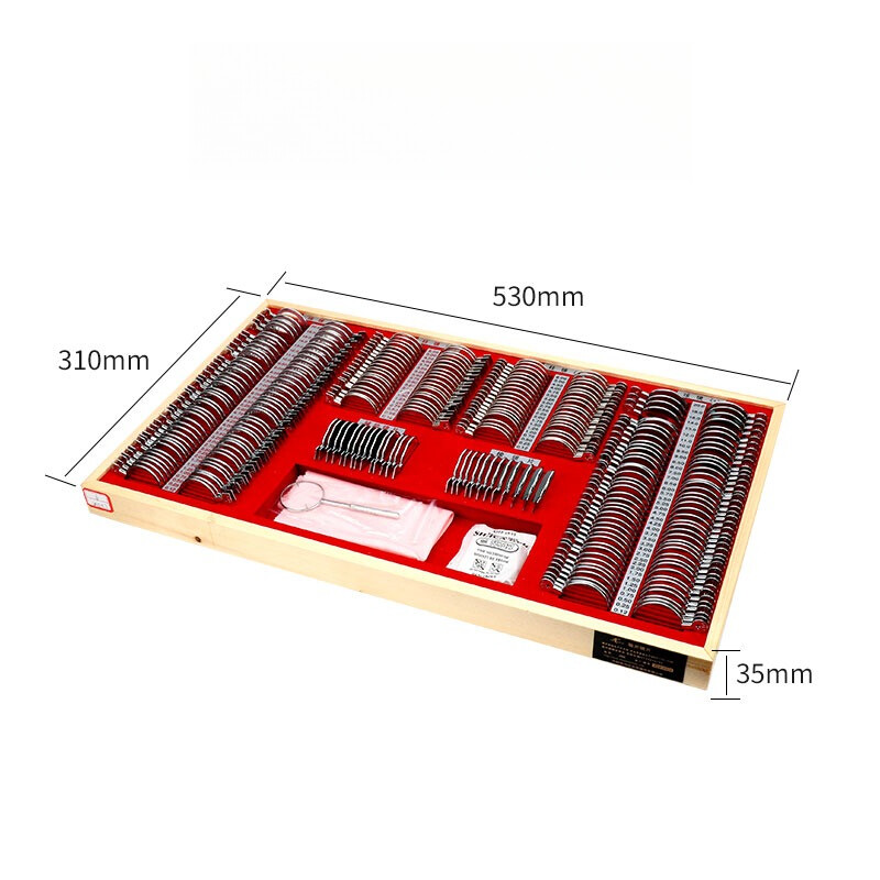 Test Kit 266 Piece Lens Evidence Case Aluminum Edge Grade A JS-266 Aluminum Case