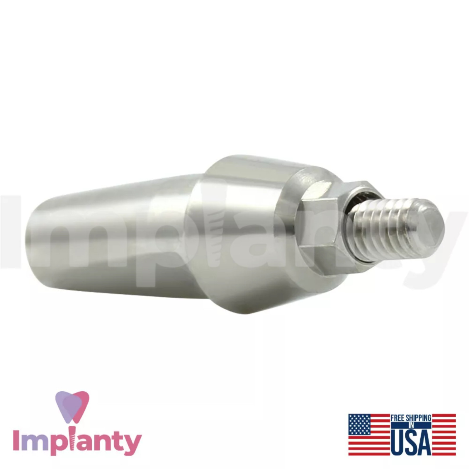 GDT Straight Dental Anatomic Impression Snap-on Closed Tray Int Hex 2.42mm