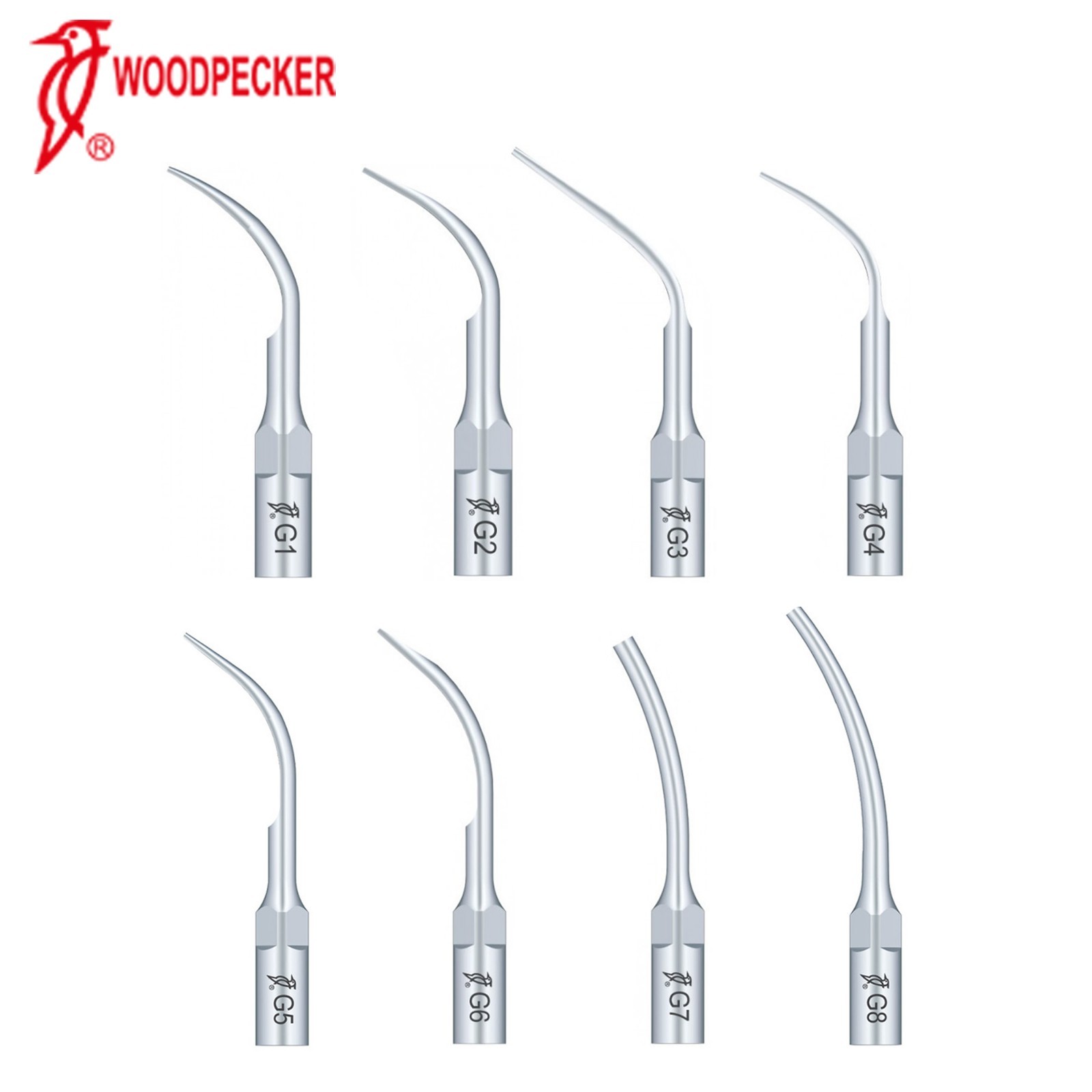 Woodpecker EMS Cavitron Ultrasonic Scaler Tip G1 G2 G3 G4 G5 G6 G7 G8 Scaling