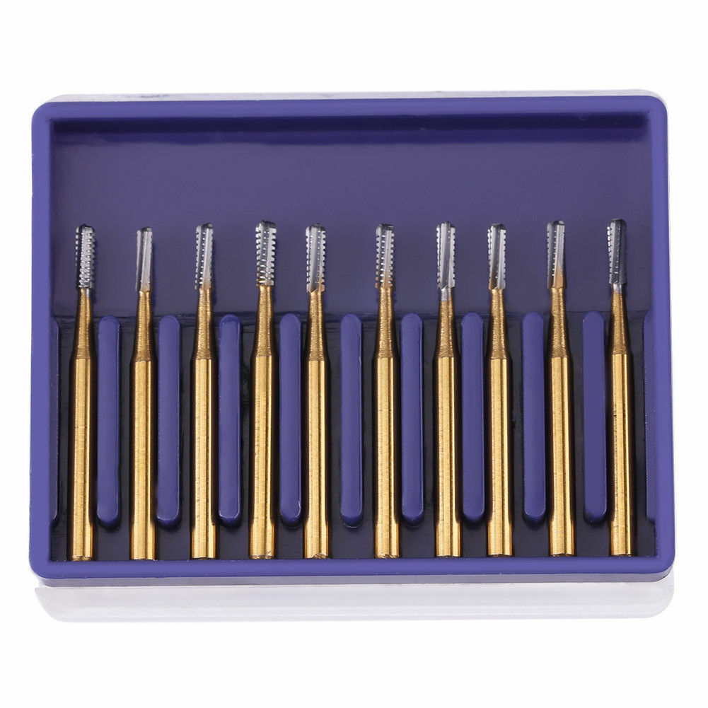 5 Boxes Dental Tungsten Carbide Crown Metal Cutting Burs Dome Fissure FG-1957