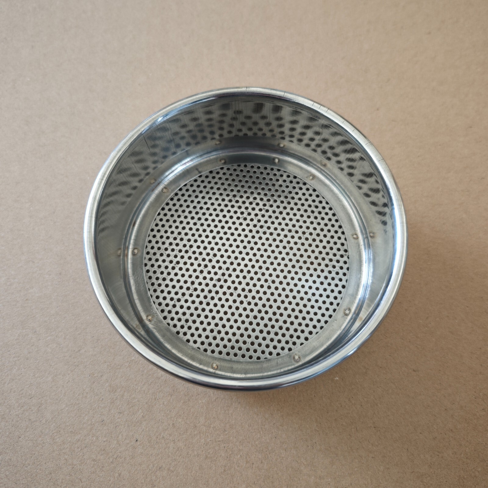 4in Round Hole Integrated Lab Test Sieve Dia 10cm Stainless Metal Filter