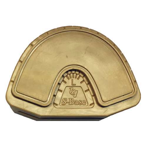 BesQual S-Base No Pin Blanks (Opposing), Lower Anterior Arch, 100/Box, Brown