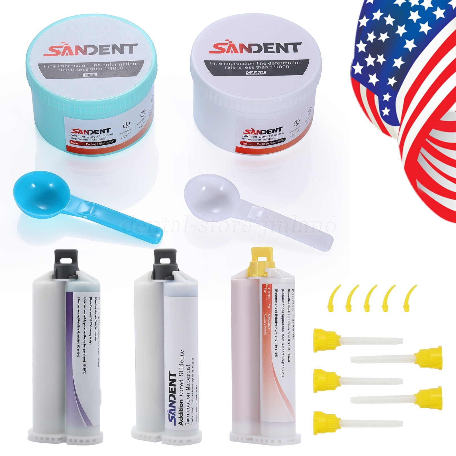 LIGHT MEDIUM HEAVY Body Impression Material Dental VPS REGULAR or FAST SET