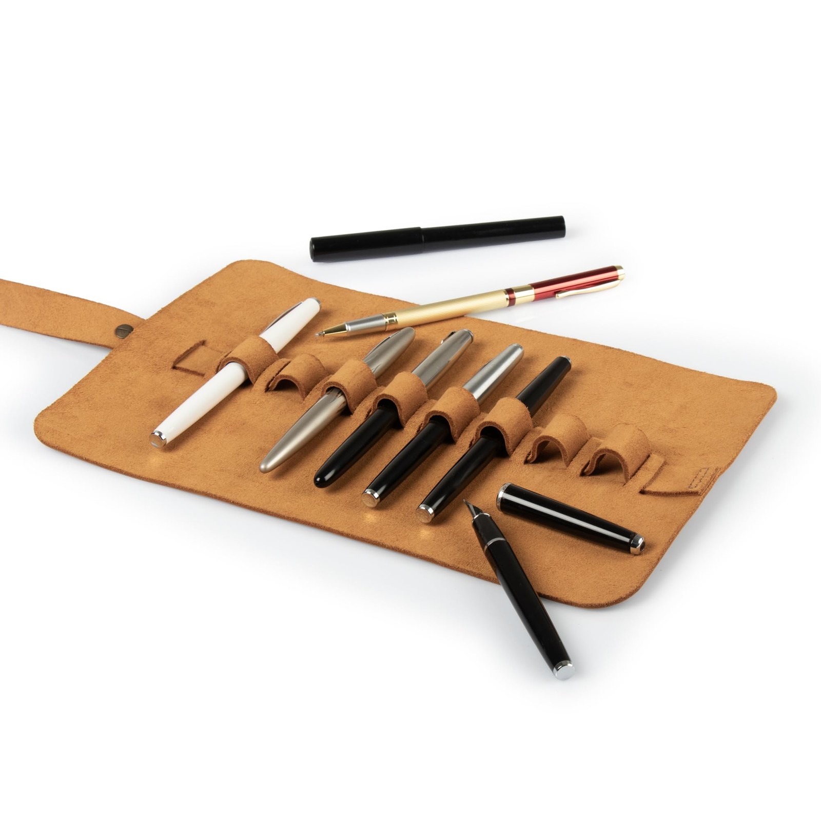 Londo Genuine Leather Retro Pen And – Fastener Pouch