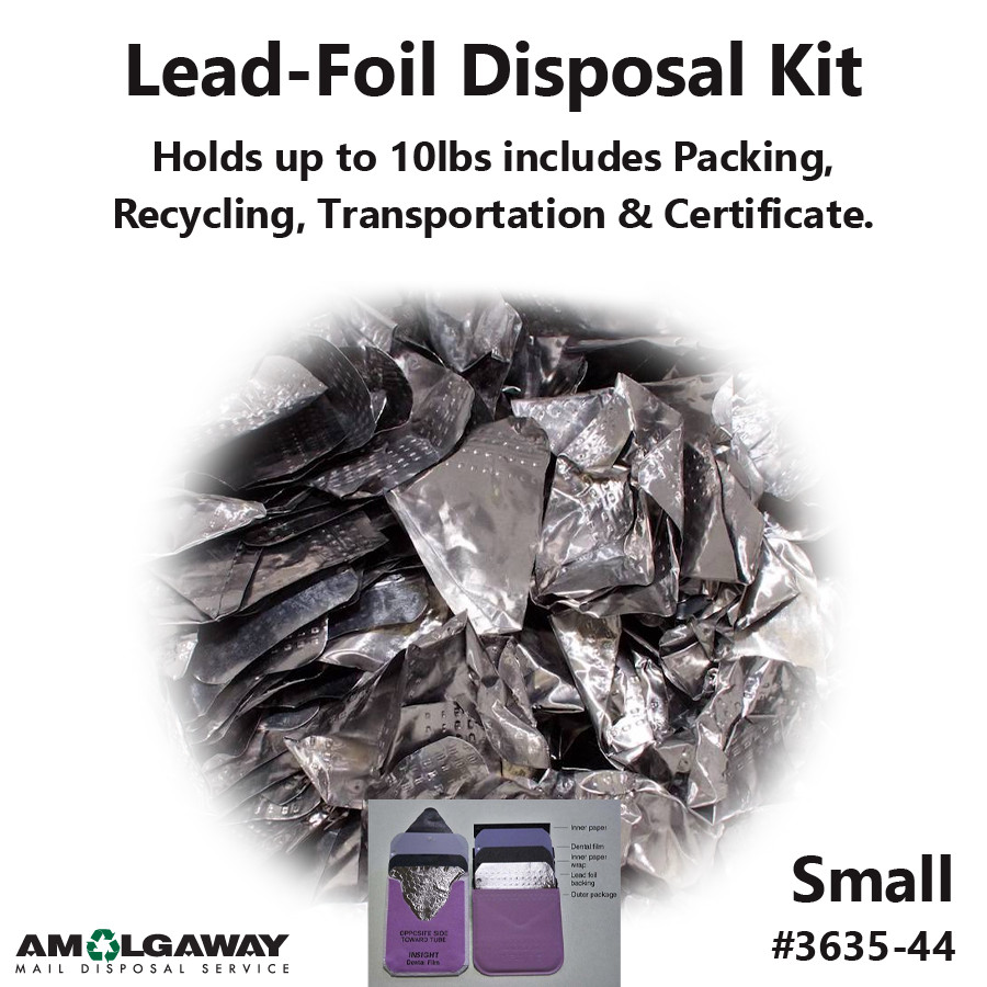 Lead Foil Mail Disposal Kits – Small (Amalgaway) #3635-44