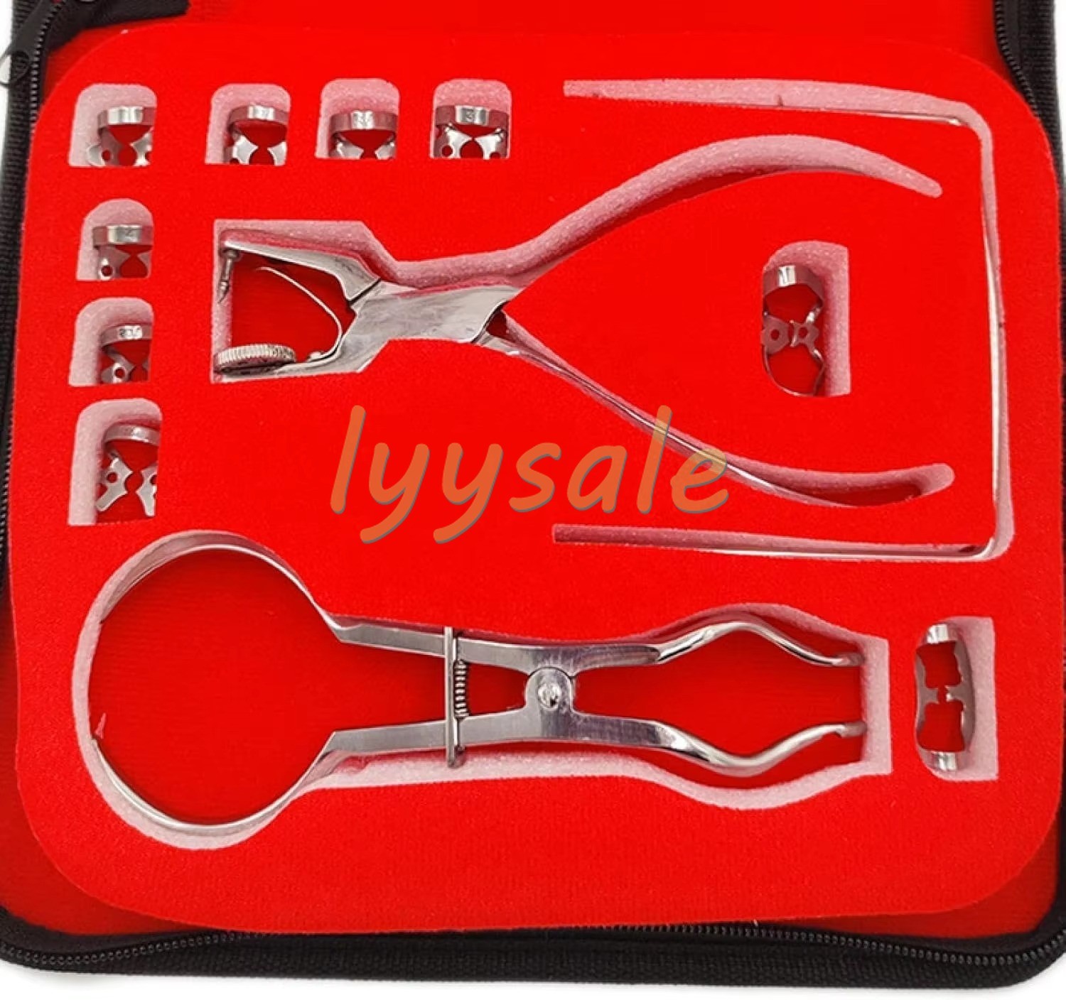 Rubber Dam Setup Dental Clamp Kit Seamless Isolation Treatment Set
