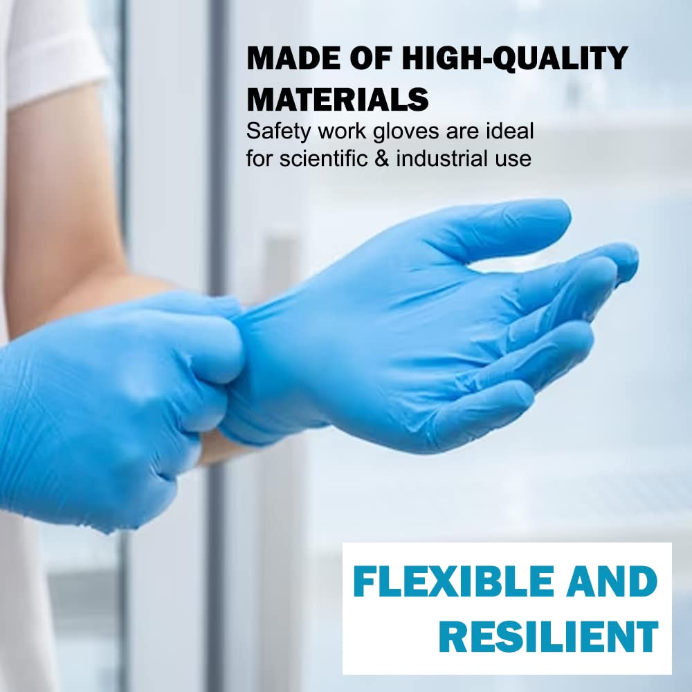 Basic Medical Synmax Vinyl Exam Gloves – Latex-Free & Powder-Free – Medium