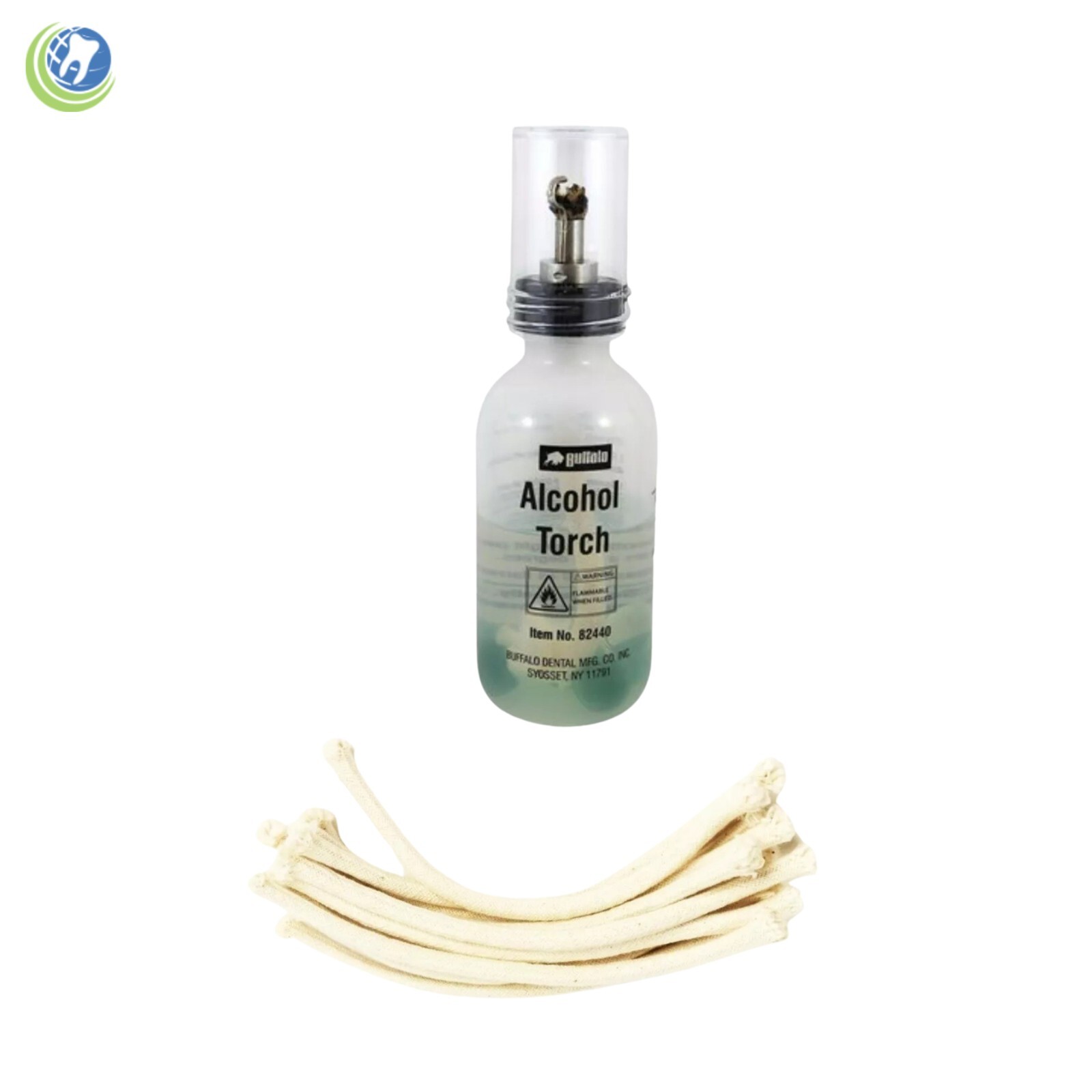 Dental Lab Jewelry Buffalo Alcohol Torch Lamp Needle Point Flame with 12 Wicks *