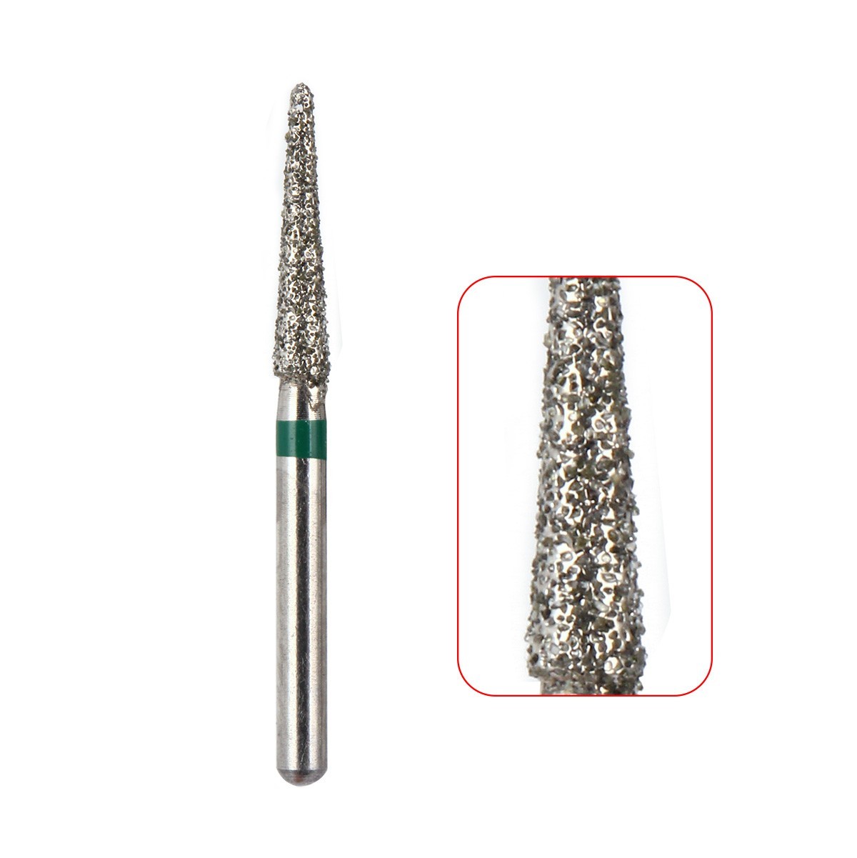 AZDENT Dental Diamond Burs FG For High Speed Handpiece Friction Grip 100 Models