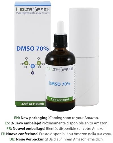 70% DMSO Liquid – Pharmaceutical Grade, High Purity, Low Odor, 3.4 Oz (100ml)
