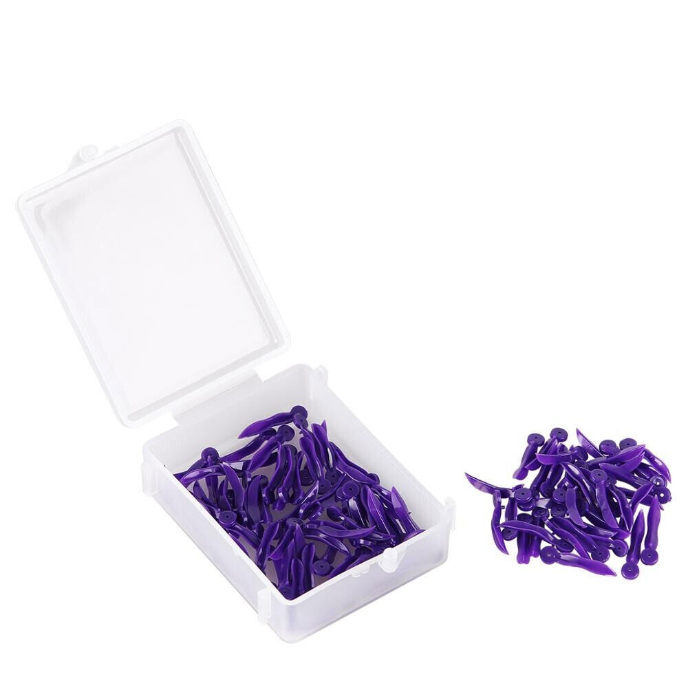 100pcs Round Dental Plastic Poly-Wedges with Holes 4 Colors 4 Sizes/Set FDA CE