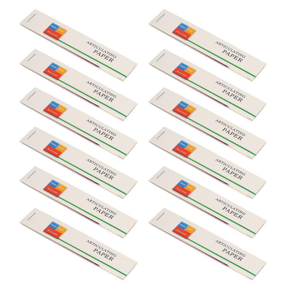 Articulating Paper Thick Blue/Red 105x21mm 144Pcs x 3 Boxes Dental USA