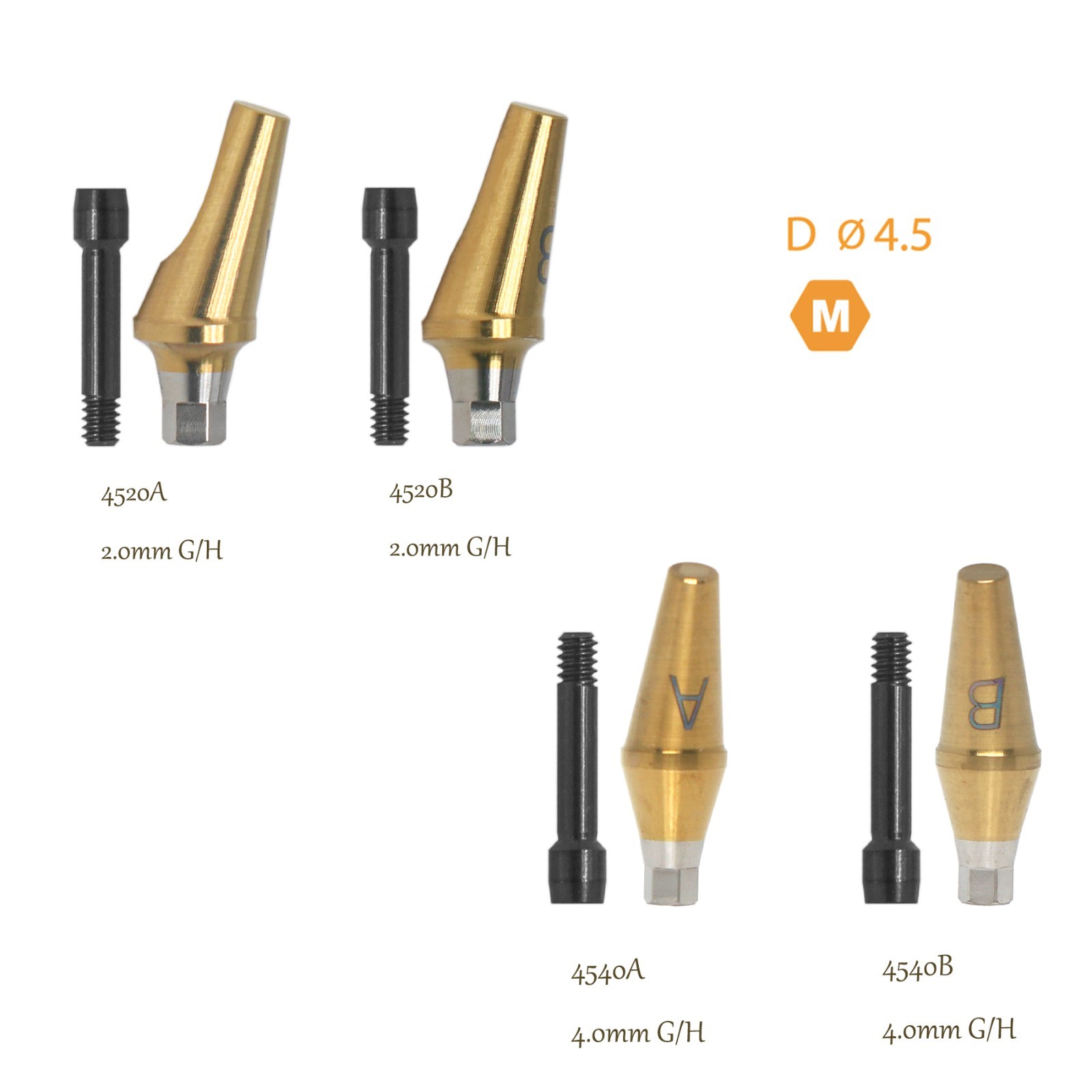 Hiossen/Osstem Angled Abutment 17° Anatomic Design for TS System Mini Platform