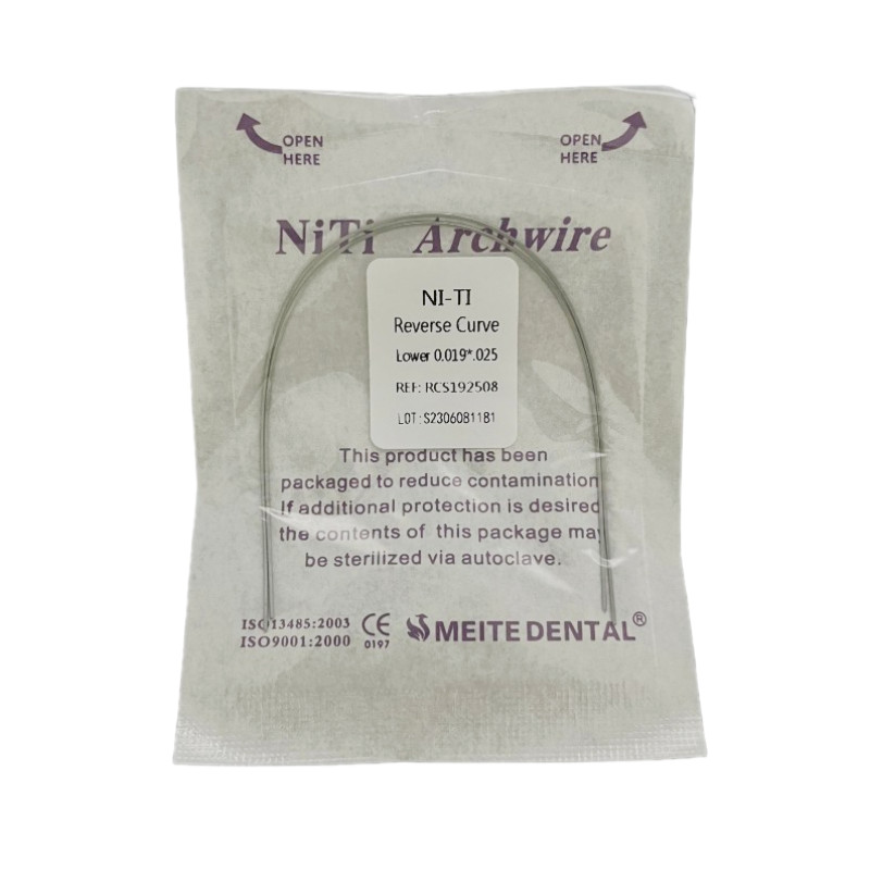 5Packs Dental Orthodontic Reverse Curve Arch Wire Niti Super Elastic Rectangular