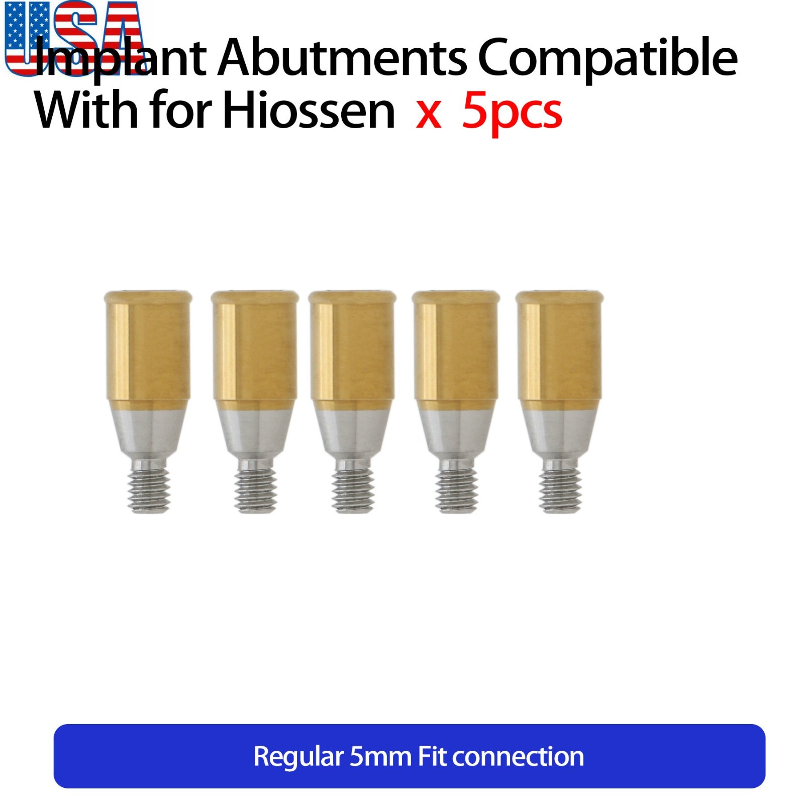 US Regular Locator Attachment Abutments for Hiossen ET Osstem TS 3.0-5.0mm GH