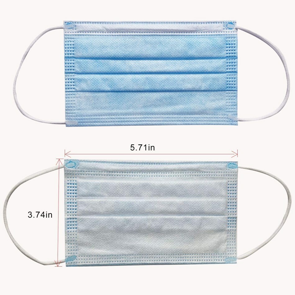 50 Pcs Kids Unisex Face Mask Mouth & Nose Protector USA Seller