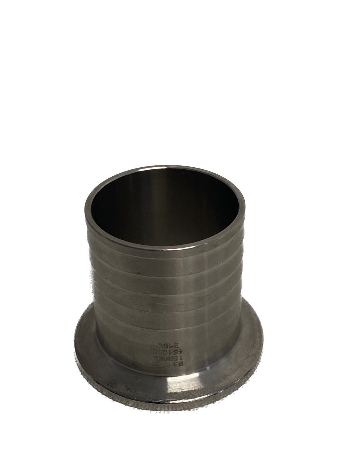 SS 1-1/2″ Sanitary Tri-Clamp x 1-1/2“ Hose Barb Fitting Adapter 1.695”H