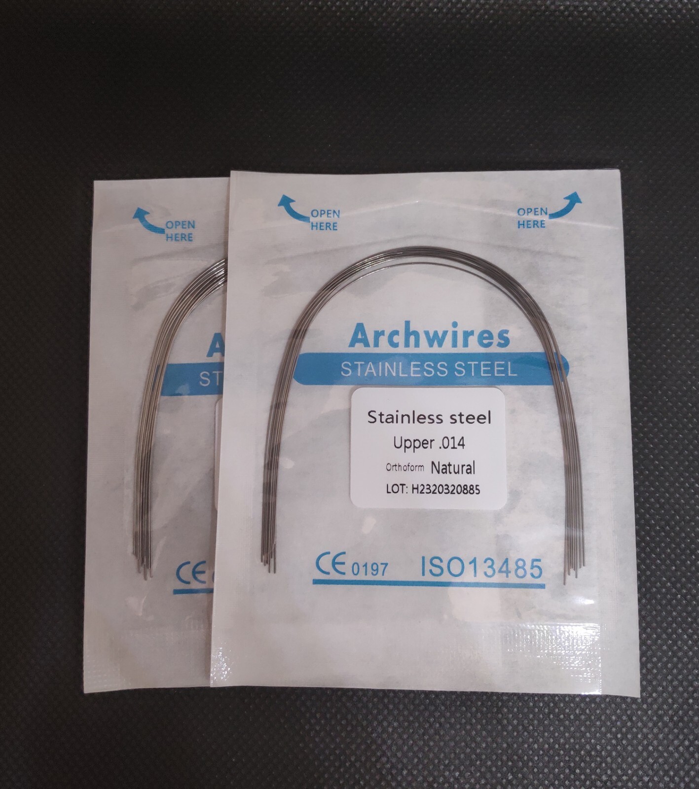 Dental Orthodontic Stainless Steel Arch Wires Round Wires Natural Form Arcos