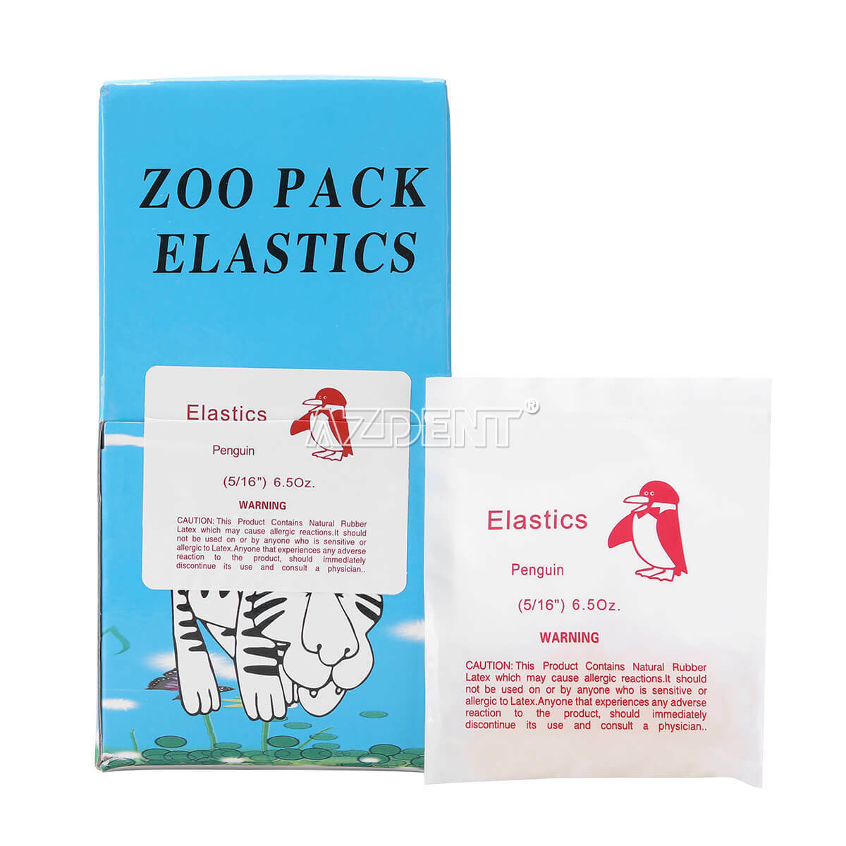 6.5OZ 1/8 3/16 1/4 5/16 Dental Rubber Bands Elastics Orthodontic Braces 5000 Pcs