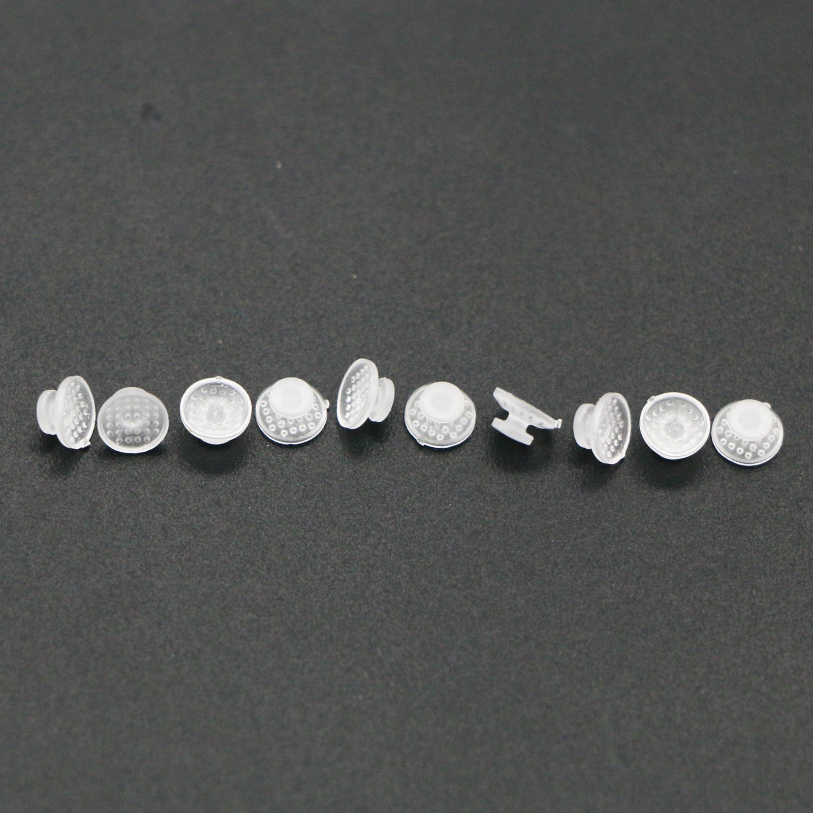 US Dental Ortho Lingual Buttons Bondable Round Mesh Base Metal/Ceramic Composite