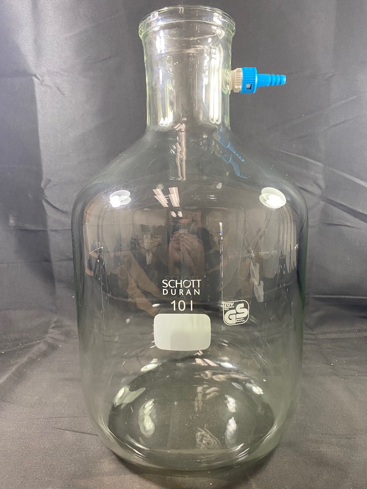 DURAN 10L Bottle Shape Filtering Flask KECK Hose Connection Assembly 211948658