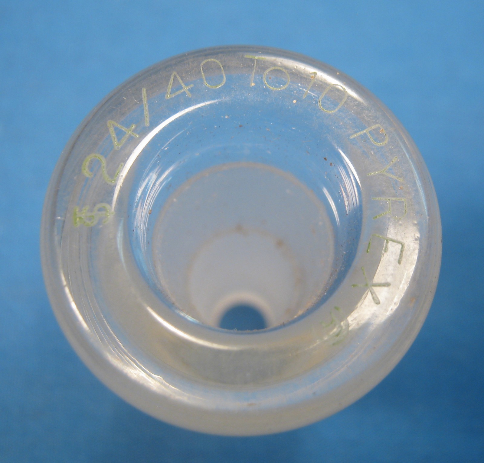 PYREX BUSHING REDUCING ADAPTER 24/40 TO 10 FREE SHIPPING B